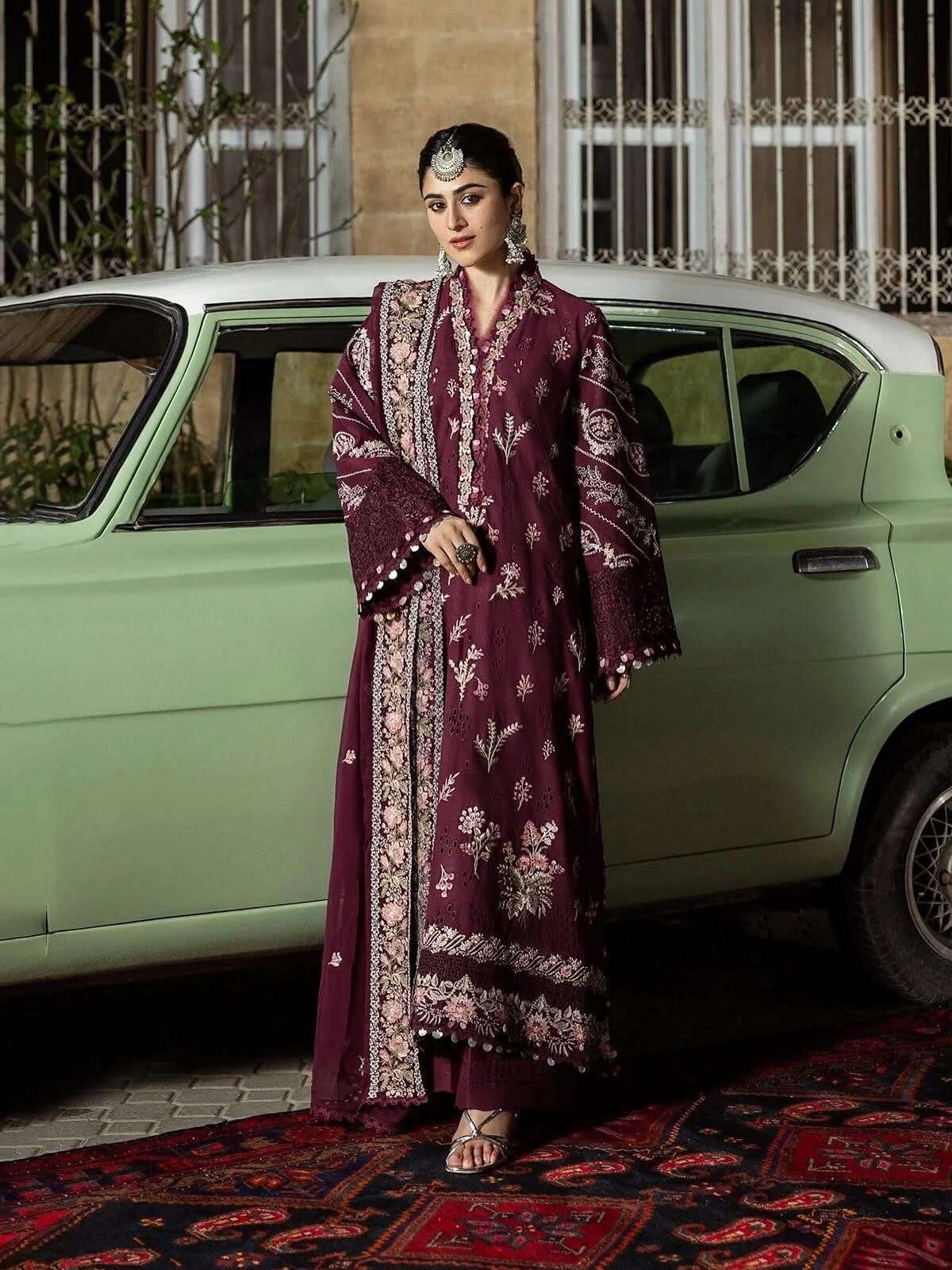 Karandi Embroidered Collection 2025 by Kahf